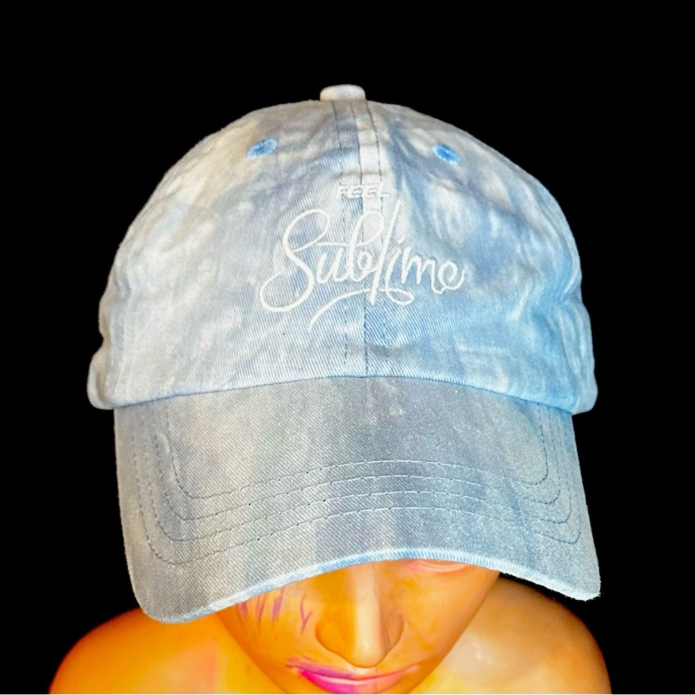 Blue Tie Dye Feel Sublime Embroidery Women's Baseball Caps Adjustable